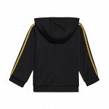 INFANTS ESSENTIALS THREE STRIPES SHINY POLYESTER TRACKSUIT WITH HOOD (Gender Neutral)