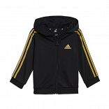 INFANTS ESSENTIALS THREE STRIPES SHINY POLYESTER TRACKSUIT WITH HOOD (Gender Neutral)