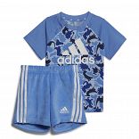 Dino Camo Allover Print Tee and Short Set