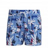 Seasonal Floral CLX Very Short Length Swim Shorts