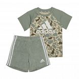 Dino Camo Allover Print Tee and Short Set