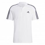 Essentials Piqué Embroidered Small Logo 3-Stripes Polo Shirt