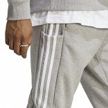 ESSENTIALS FRENCH TERRY TAPERED CUFF 3-STRIPES PANTS