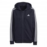 Essentials 3-Stripes French Terry Regular Full-Zip Hoodie
