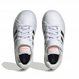 Grand Court Lifestyle Court Elastic Lace and Top Strap Shoes