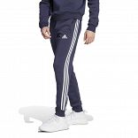 ESSENTIALS FLEECE TAPERED CUFF 3-STRIPES PANTS