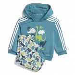 Dino Camo Allover Print French Terry Jogger Set