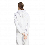 ESSENTIALS 3-STRIPES FULL-ZIP FLEECE HOODIE