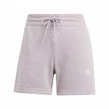 Essentials Monogram Fleece Graphic Shorts