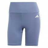Training Essentials 3-Stripes High-Waisted Short Leggings