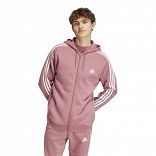 ESSENTIALS FLEECE 3-STRIPES FULL-ZIP