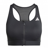 adidas Powerreact Training Medium Support Zip Bra