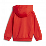 INFANTS ESSENTIALS THREE STRIPES SHINY POLYESTER TRACKSUIT WITH HOOD (Gender Neutral)