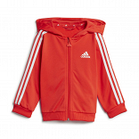 INFANTS ESSENTIALS THREE STRIPES SHINY POLYESTER TRACKSUIT WITH HOOD (Gender Neutral)