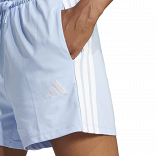 ESSENTIALS 3-STRIPES COTTON SHORTS