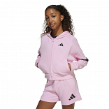 FUTURE ICONS 3 STRIPES FULL ZIP HOODED TRACK TOP