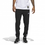 ESSENTIALS THREE STRIPES FLEECE PANTS