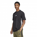 ESSENTIALS THREE STRIPES SINGLE JERSEY TEE