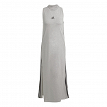 ESSENTIALS 3-STRIPES LONG RACERBACK DRESS