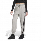 ESSENTIALS 3-STRIPES FLEECE LOOSE PANTS