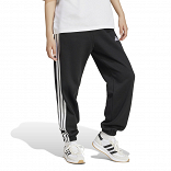 ESSENTIALS 3-STRIPES FLEECE LOOSE PANTS