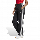 ESSENTIALS 3-STRIPES OPEN HEM FLEECE PANTS