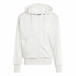 ESSENTIALS THREE STRIPES FLEECE HOODIE