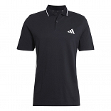 ESSENTIALS THREE STRIPES PIQUE POLO SHIRT
