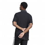 ESSENTIALS THREE STRIPES PIQUE POLO SHIRT
