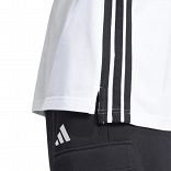 ESSENTIALS THREE STRIPES PIQUE POLO SHIRT