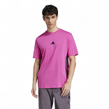ESSENTIALS THREE STRIPES SINGLE JERSEY TEE
