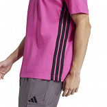 ESSENTIALS THREE STRIPES SINGLE JERSEY TEE