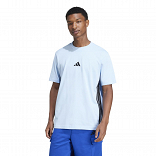 ESSENTIALS THREE STRIPES SINGLE JERSEY TEE