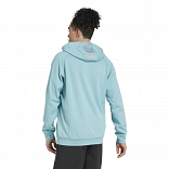 adidas GAME & GO TRAINING  BIG LOGO 3-STRIPES FULL ZIP HOODIE