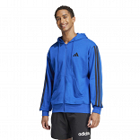 ESSENTIALS THREE STRIPES FRENCH TERRY FULLZIP HOODIE