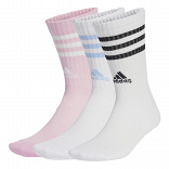 3-Stripes Cushioned Crew Socks 3 Pairs