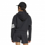 FUTURE ICONS 3 STRIPES FULL ZIP HOODED TRACK TOP