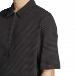 ALL SZN Waffle Knit Half-Zip Polo