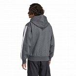 ESSENTIALS THREE STRIPES FLEECE HOODIE