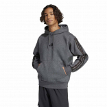 ESSENTIALS THREE STRIPES FLEECE HOODIE
