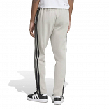 ESSENTIALS THREE STRIPES FLEECE PANTS OPEN HEM