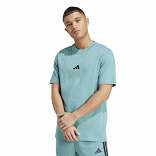ESSENTIALS SMALL LOGO SINGLE JERSEY TEE