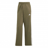 ESSENTIALS 3-STRIPES OPEN HEM FLEECE PANTS