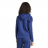 ESSENTIALS 3-STRIPES FULL-ZIP FLEECE HOODIE