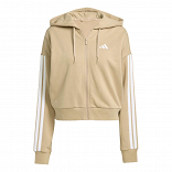 ESSENTIALS 3-STRIPES FRENCH TERRY FULL ZIP HOODIE