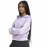 ESSENTIALS 3-STRIPES FRENCH TERRY FULL ZIP HOODIE