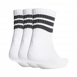 3 STRIPES CUSHIONED SPORTSWEAR MID CUT SOCKS 3 PAIR PACK