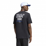 TRIPLE STRIPE VIBE GRAPHIC T-SHIRT