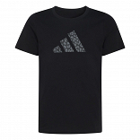 JUNIOR GIRLS ANIMAL PRINT GRAPHIC TEE