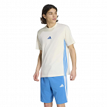 ESSENTIALS THREE STRIPES SINGLE JERSEY TEE